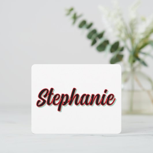 test feestdagenkaart (Staand voorkant)