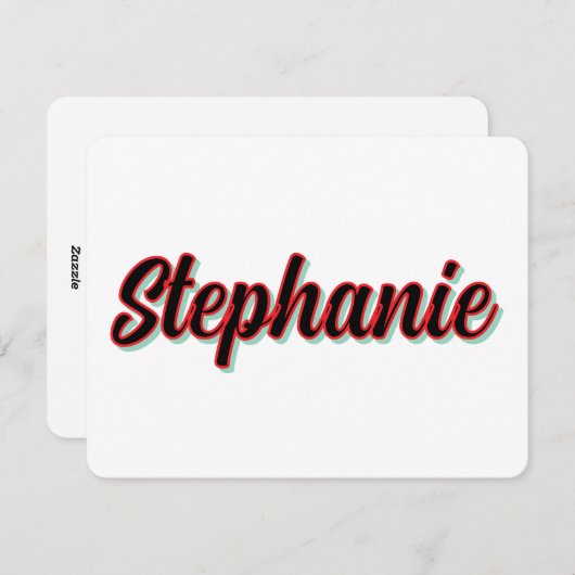 test feestdagenkaart (Voorkant / Achterkant)