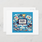 test feestdagenkaart (Voorkant / Achterkant)