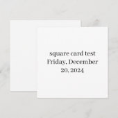test feestdagenkaart (Voorkant / Achterkant)