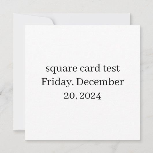 test feestdagenkaart (Voorkant)