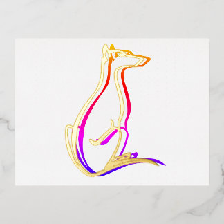 test folie uitnodiging briefkaart