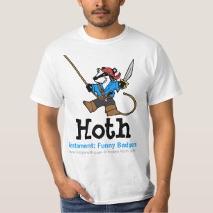 TEST: FUNNY BADGERS (TM) Hoth T-shirt