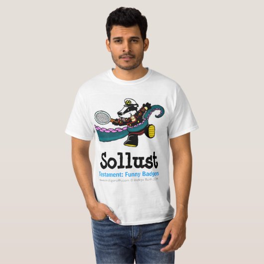 TEST: FUNNY BADGERS (TM) Sollust T-shirt (Voorkant volledig)