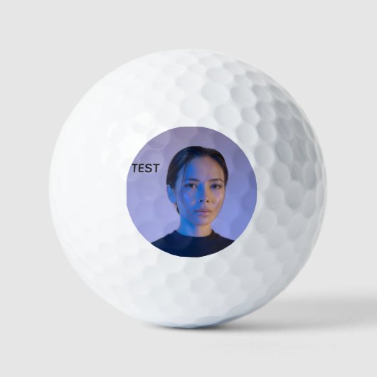 test golfballen (Voorkant)