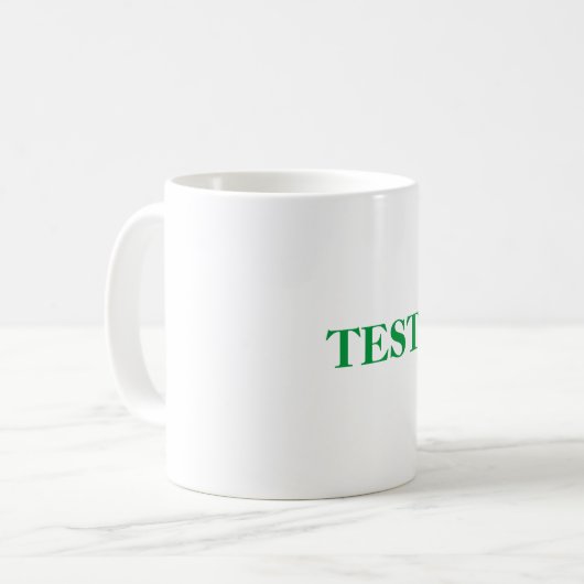Test Groene Mok (Voorkant links)