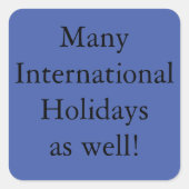 Test item 2 vierkante sticker (Voorkant)