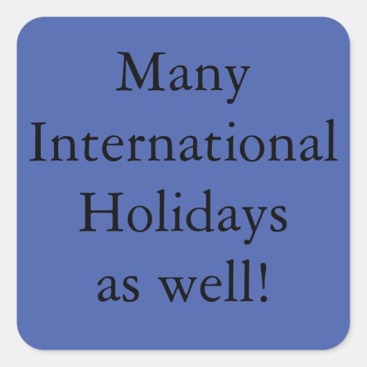 Test item 2 vierkante sticker (Voorkant)