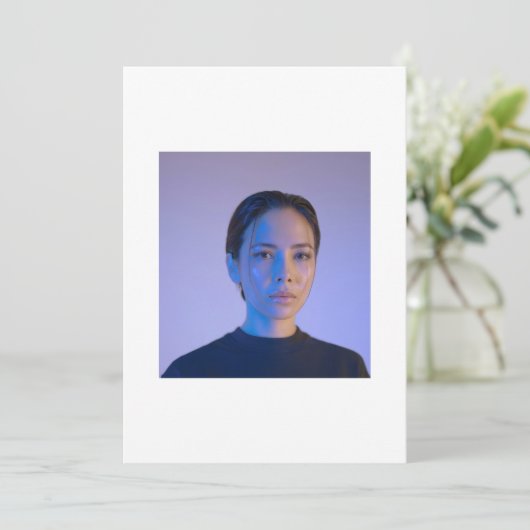 test kaart (Staand voorkant)