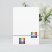 test kaart (Staand voorkant)