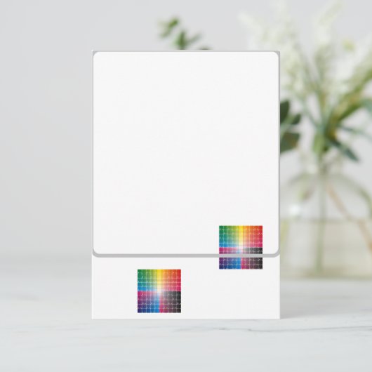 test kaart (Staand voorkant)