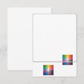 test kaart (Voorkant / Achterkant)