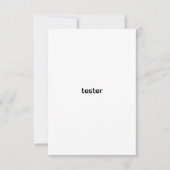 test kaart (Voorkant)