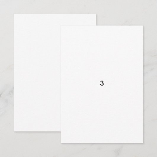 test kaart (Voorkant / Achterkant)