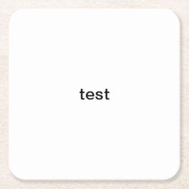 test kartonnen onderzetters