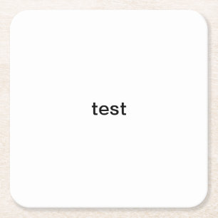 test kartonnen onderzetters