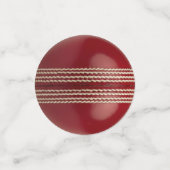Test Match Red Cricket Ball Confetti (Kleine voorkant)