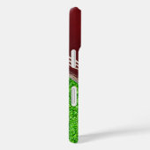 Test Match Red Cricket Ball with Custom Text Case-Mate iPhone Case (Achterkant / Rechts)