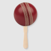 Test Match Rode Cricket Ball Hand Fan Handwaaier (Achterkant)