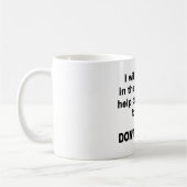 Test me niet koffiemok (Links)