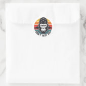 Test Me Niet Ronde Sticker (Tas)