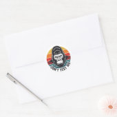 Test Me Niet Ronde Sticker (Envelop)