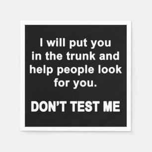 Test me niet servet
