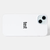 Test Naam telefoon hoesje wijzigen (Achterkant (horizontaal))