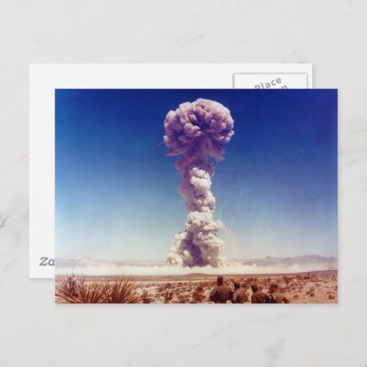 Test op kernwapens Buster-Jangle 1951 Briefkaart (Voorkant / Achterkant)