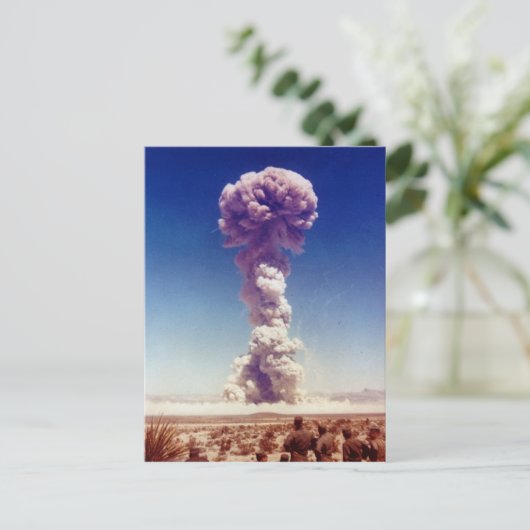 Test op kernwapens Buster-Jangle 1951 Briefkaart (Staand voorkant)