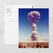 Test op kernwapens Buster-Jangle 1951 Briefkaart (Voorkant / Achterkant)