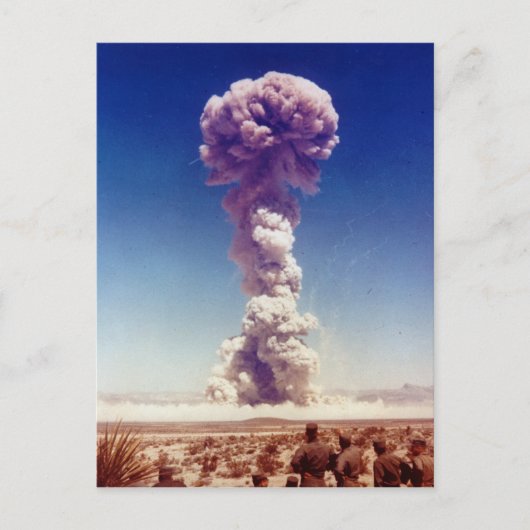 Test op kernwapens Buster-Jangle 1951 Briefkaart (Voorkant)