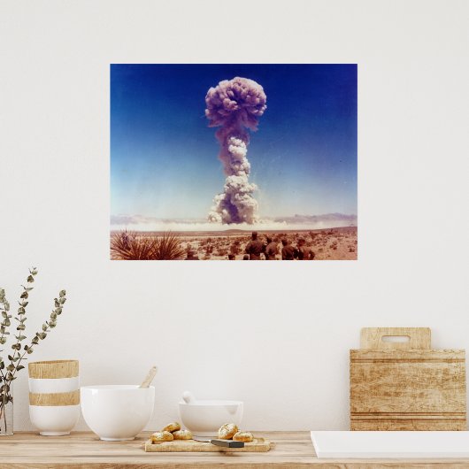 Test op kernwapens Buster-Jangle 1951 Poster (Keuken)