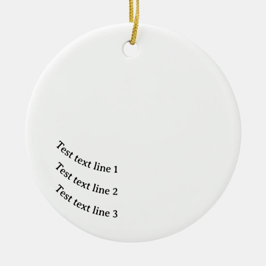 Test ornament gebogen tekst (Voorkant)
