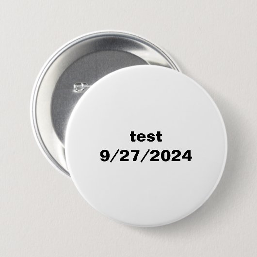test ronde button 7,6 cm (Voorkant /achterkant)