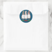 test ronde sticker (Tas)