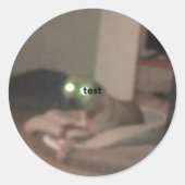 test ronde sticker (Voorkant)