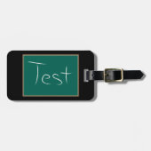 Test schoolschoolklaslokaal bagagelabel (Voorkant horizontaal)