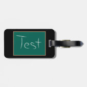 Test schoolschoolklaslokaal bagagelabel (Achterkant horizontaal)