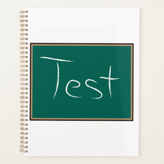 Test schoolschoolklaslokaal planner (Voorkant)