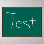 Test schoolschoolklaslokaal poster (Voorkant)