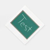 Test schoolschoolklaslokaal servet (Hoek)