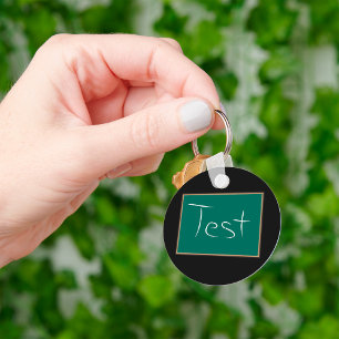 Test schoolschoolklaslokaal sleutelhanger