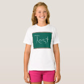 Test schoolschoolklaslokaal t-shirt (Voorkant volledig)