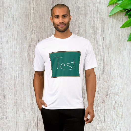 Test schoolschoolklaslokaal t-shirt