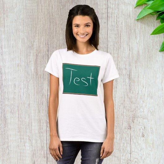 Test schoolschoolklaslokaal t-shirt