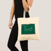 Test schoolschoolklaslokaal tote bag (Voorkant (product))
