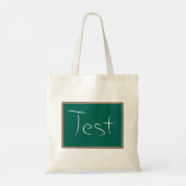 Test schoolschoolklaslokaal tote bag (Achterkant)
