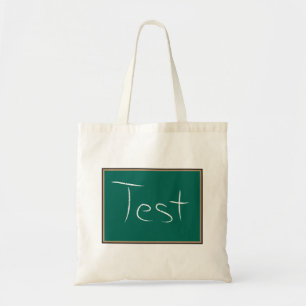 Test schoolschoolklaslokaal tote bag