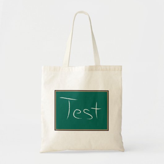 Test schoolschoolklaslokaal tote bag (Voorkant)